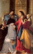 Maino, Juan Bautista del The Virgin Appears to a Dominican Monk in Seriano oil